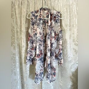 Floral Sleeveless Women's Top /D020